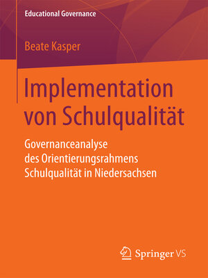 cover image of Implementation von Schulqualität